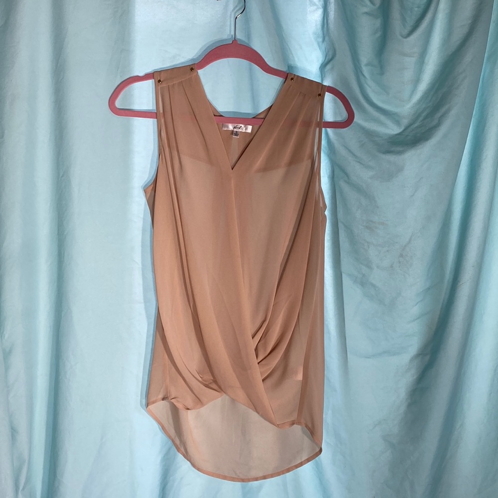 Never worn size S sheer blouse